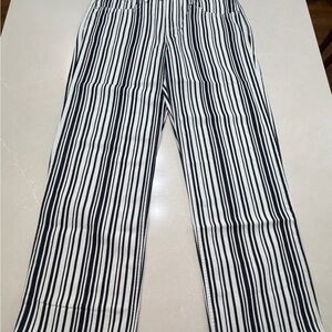 Levi's Low Pro Mid Rise Straight Leg Black and White Striped, 30x30